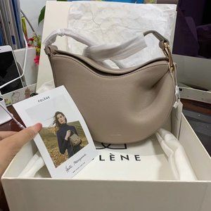 Polene Tonca Crossbody textured Bag Grey very good condition worn only twice.